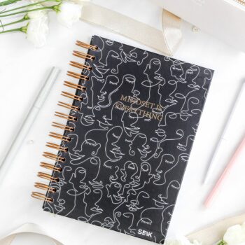 Bullet Journal / Istočkana bilježnica, tvrdi spiralni uvez - Mindset