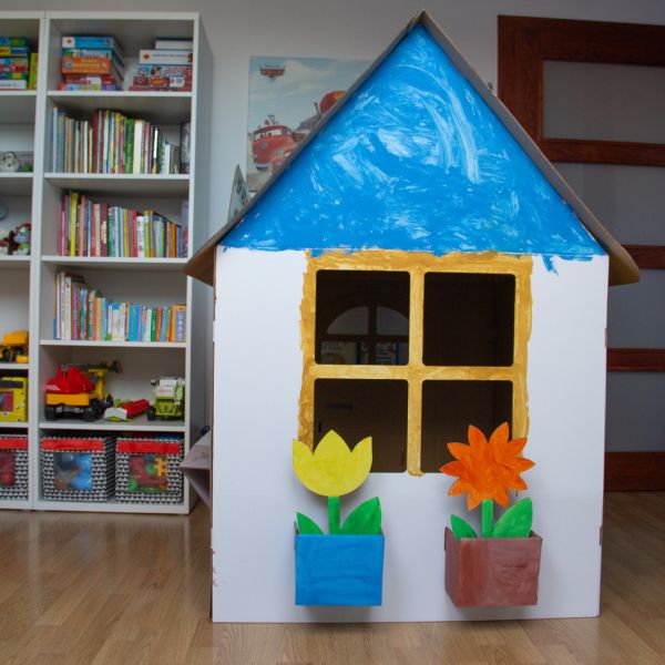 DIY kartonska kućica za djecu - Slika 6