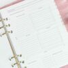 Premium planer Happy Calendar s veganskim kožnim koricama 26/27 bijeli - Slika 4