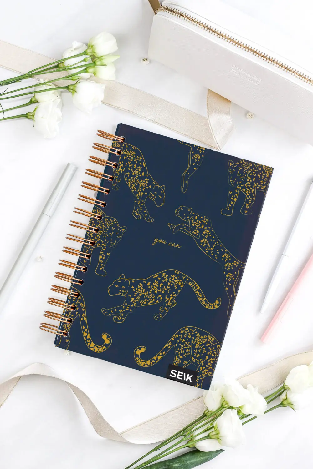 Bullet Journal / Istočkana bilježnica, tvrdi spiralni uvez - You Can