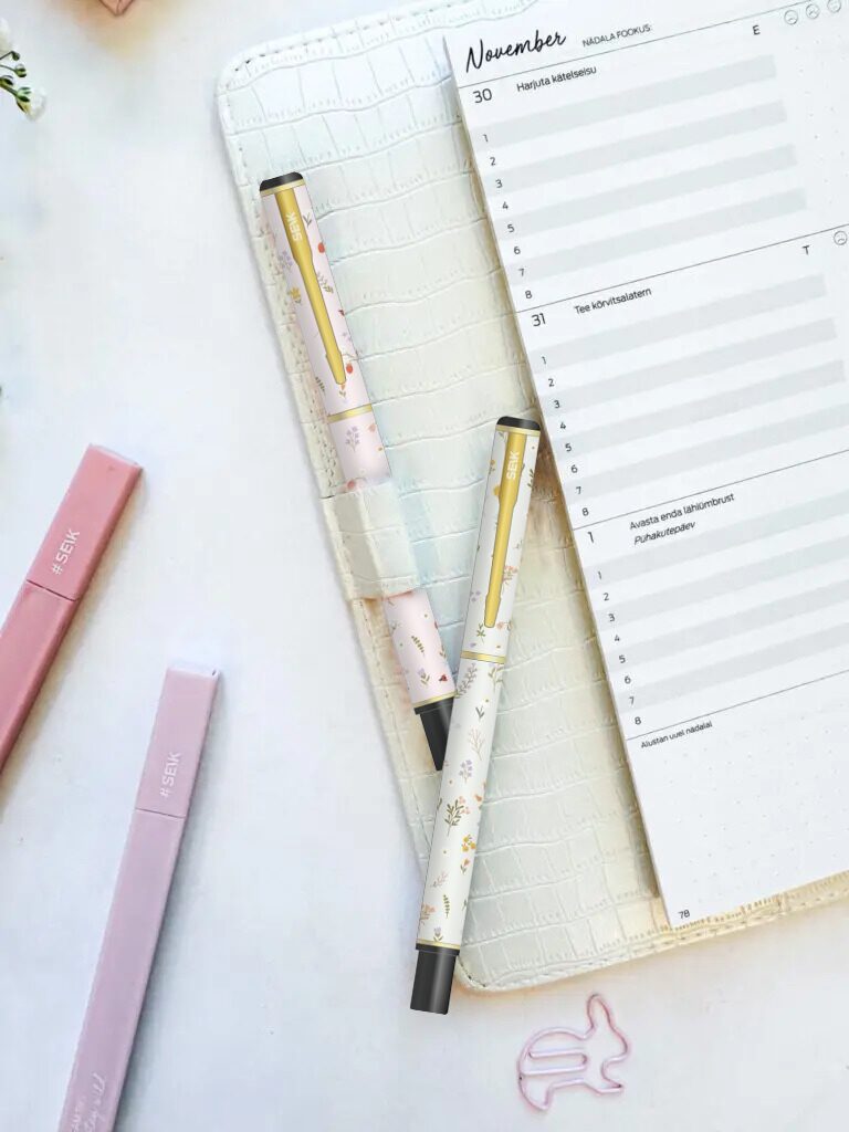 Happy Pens - My lucky pen (crna) & Dream. Plan. Do. (plava) - 2 kom