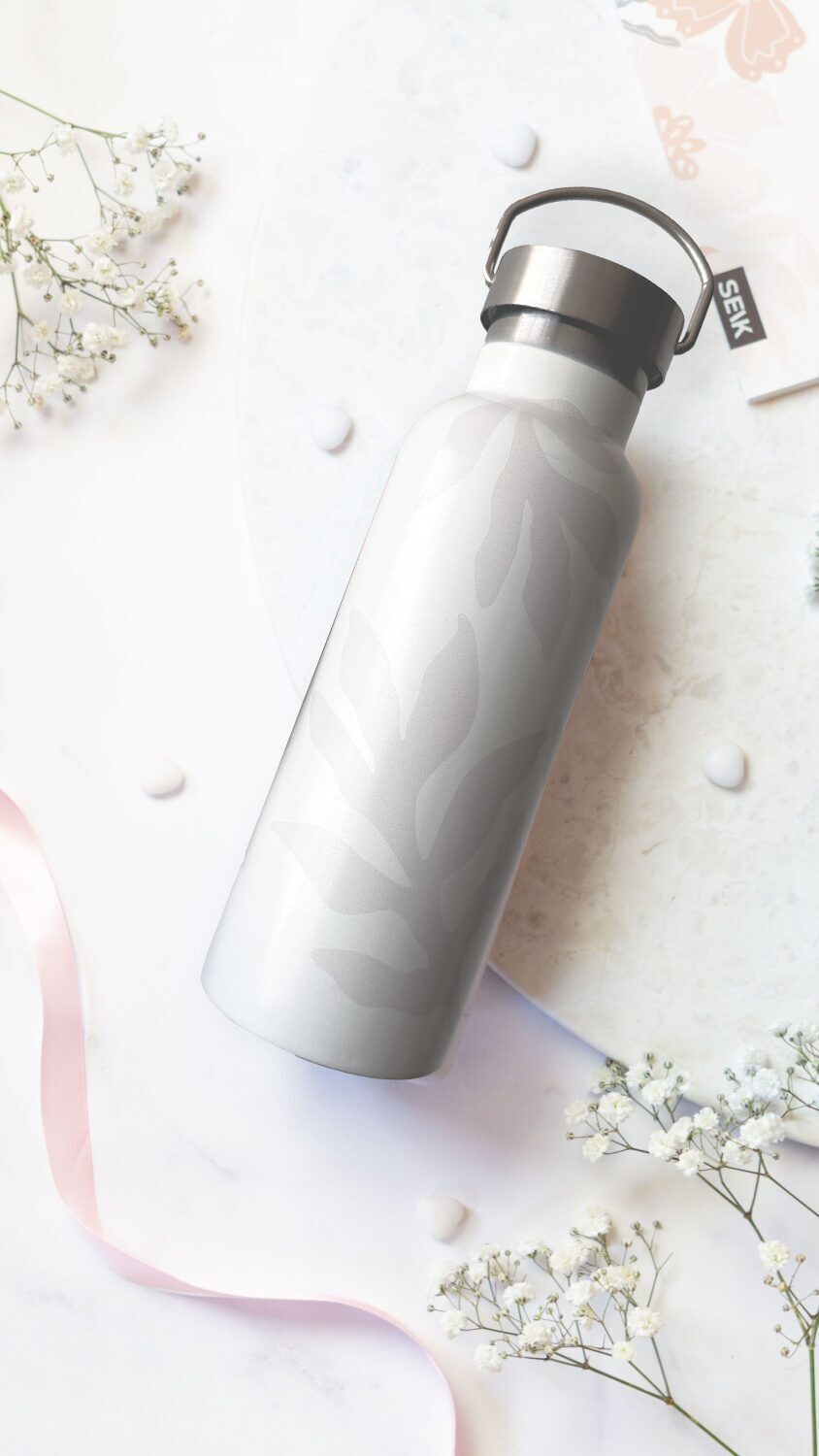 Termos boca za vodu - Sandy leaves (bež) 500 ml