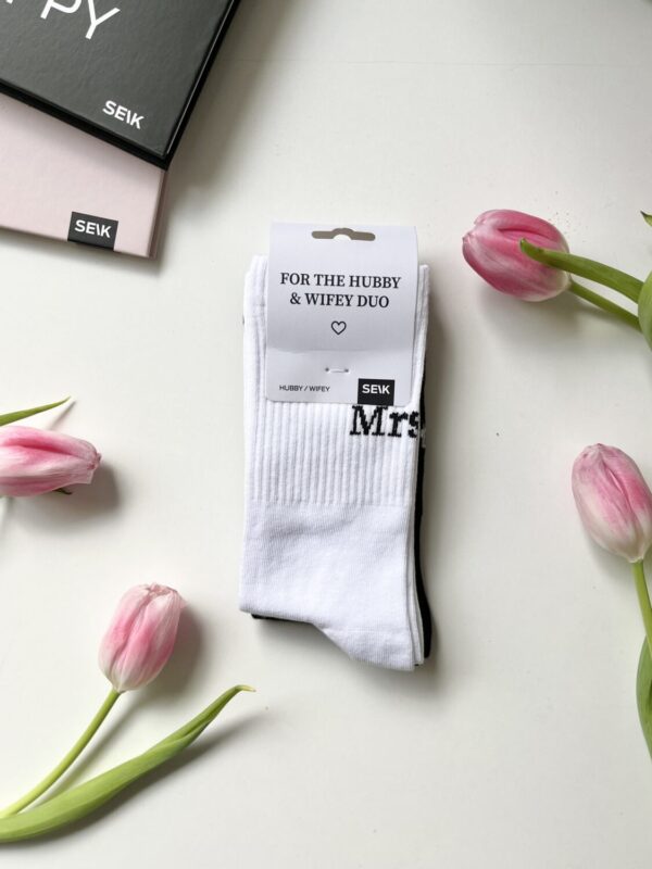 Čarape za parove – Mr and Mrs (paket za njega i nju) - Slika 4