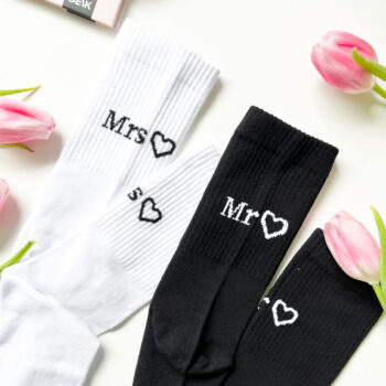 Čarape za parove – Mr and Mrs (paket za njega i nju)