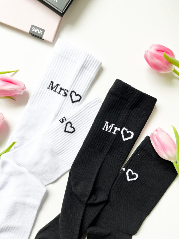 Čarape za parove – Mr and Mrs (paket za njega i nju)