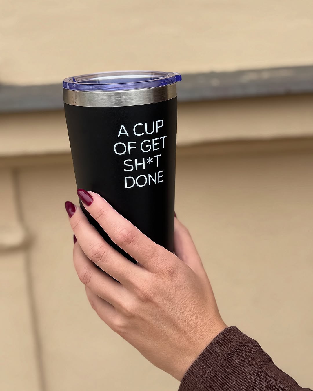 Thermos šalica - A cup of get shit done 350ml - Slika 4