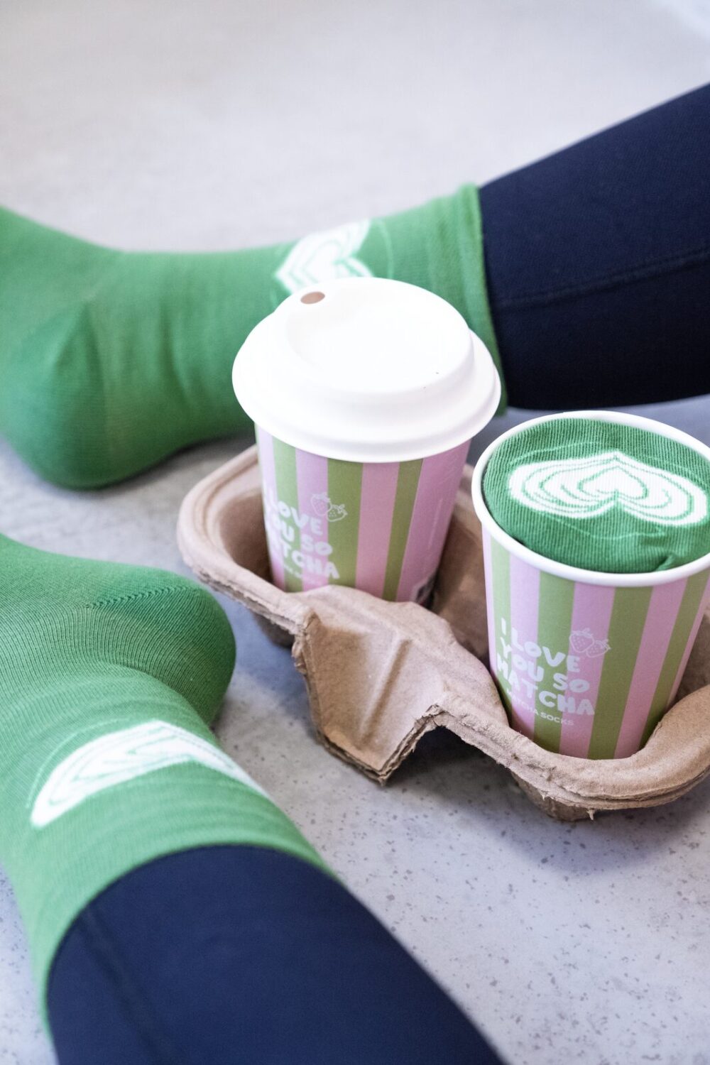 I love you so Matcha čarape - Slika 9