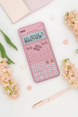 Veseli kalkulator roze boje - In my smart girl era!