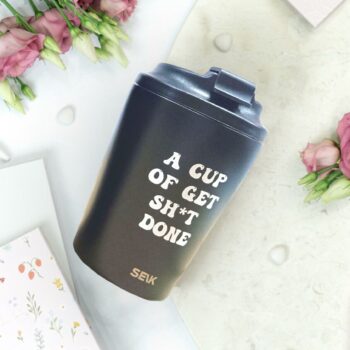 Termosica za kavu od čelika - Get Sh*t Done (350ml)