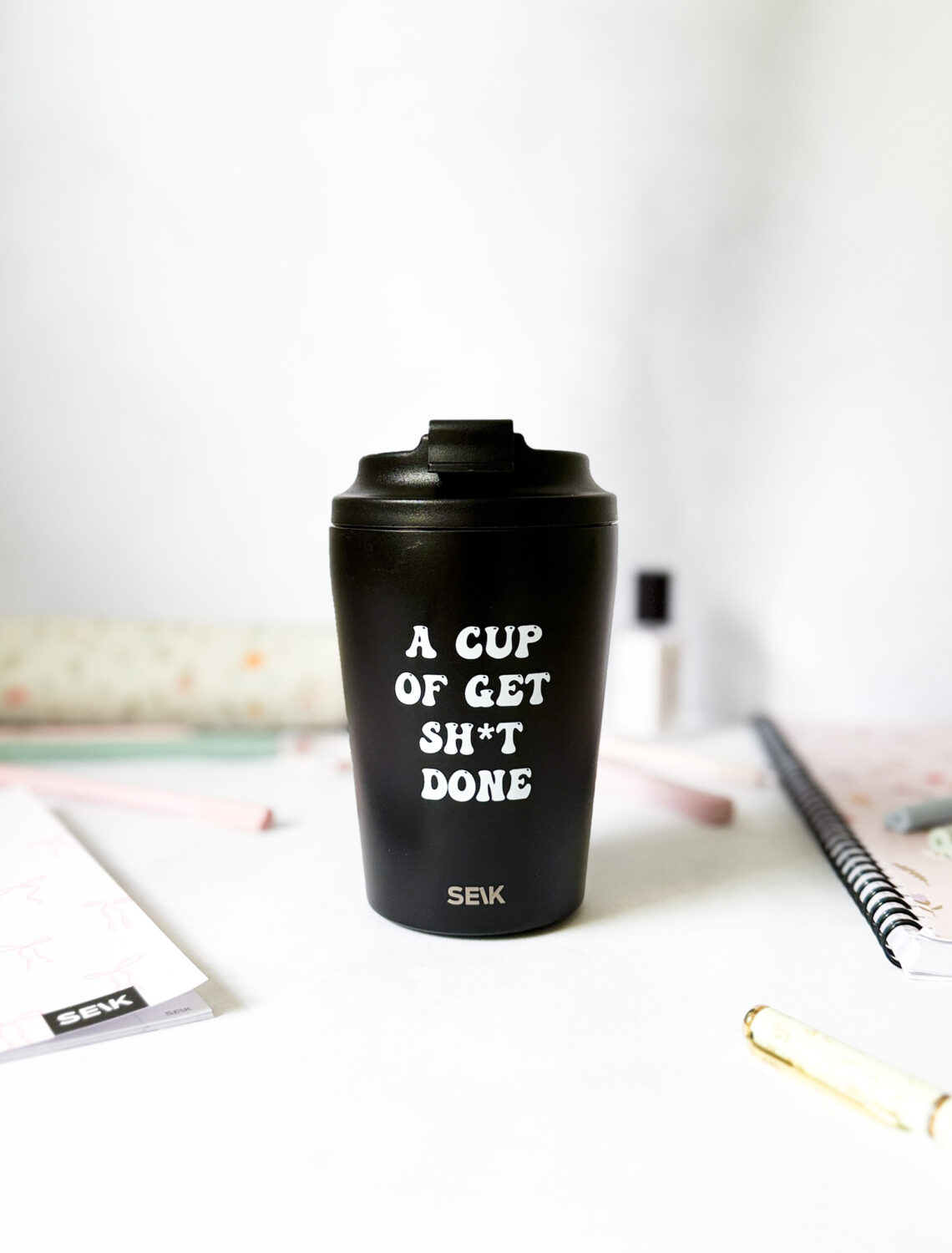 Termosica za kavu od čelika - Get Sh*t Done (350ml)
