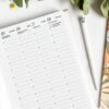 Tegude kalendar planer - šumsko zelena 2026 (vertikalni tjedni pregled) - Slika 9