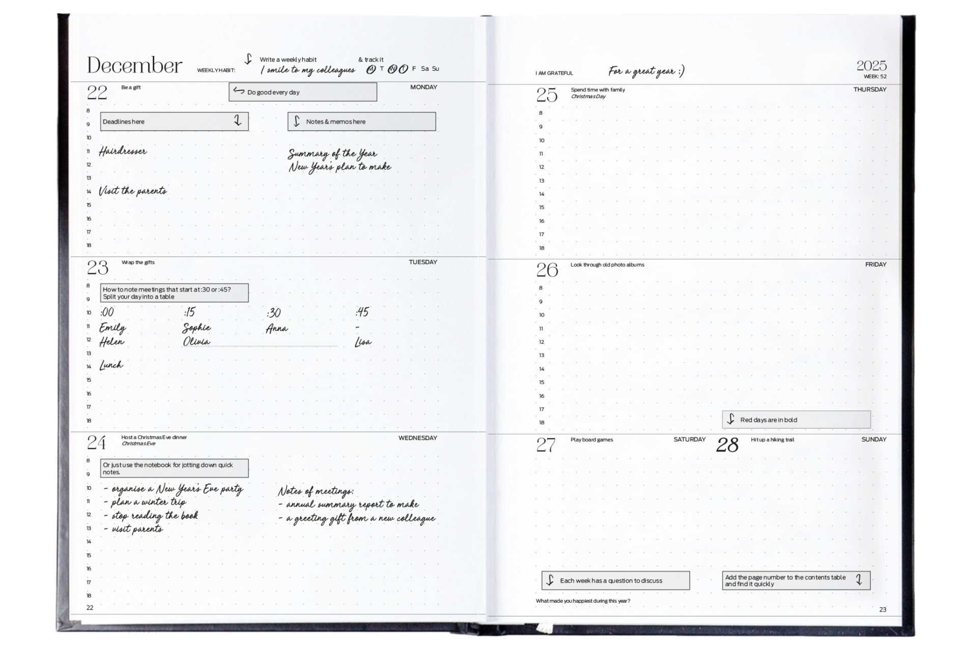 Planer veseli kalendar 2026 (a5) - tamno plava (Copy) - Slika 2
