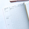 Tegude kalendar planer - šumsko zelena 2026 (vertikalni tjedni pregled) - Slika 6
