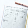 Tegude kalendar planer - šumsko zelena 2026 (vertikalni tjedni pregled) - Slika 8