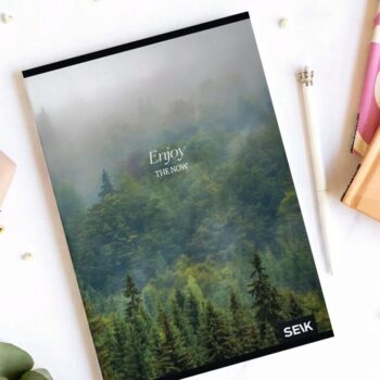A5 bilježnica s crtama (36 listova) - enjoy the now