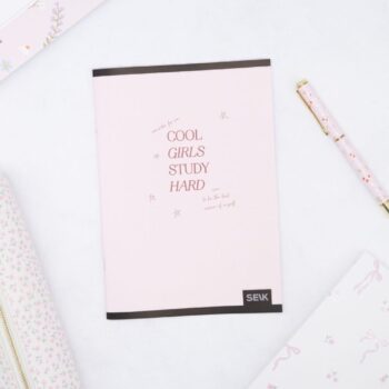 A5 pisanka na kvadratiće (36 listova) - cool girls study hard