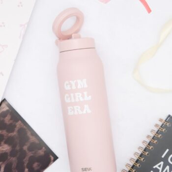 2-u-1 termos bočica za vodu s magnetskim držačem za telefon - gym girl era (700ml)